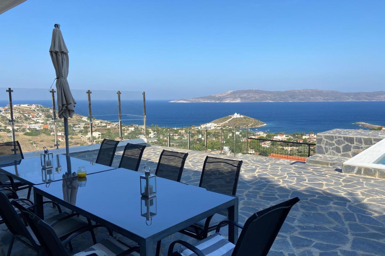 Villa Panorama Agia Marina Mikrolimanou Bagian luar foto