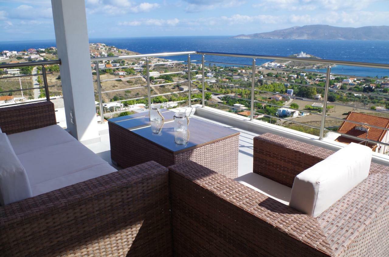 Villa Panorama Agia Marina Mikrolimanou Bagian luar foto