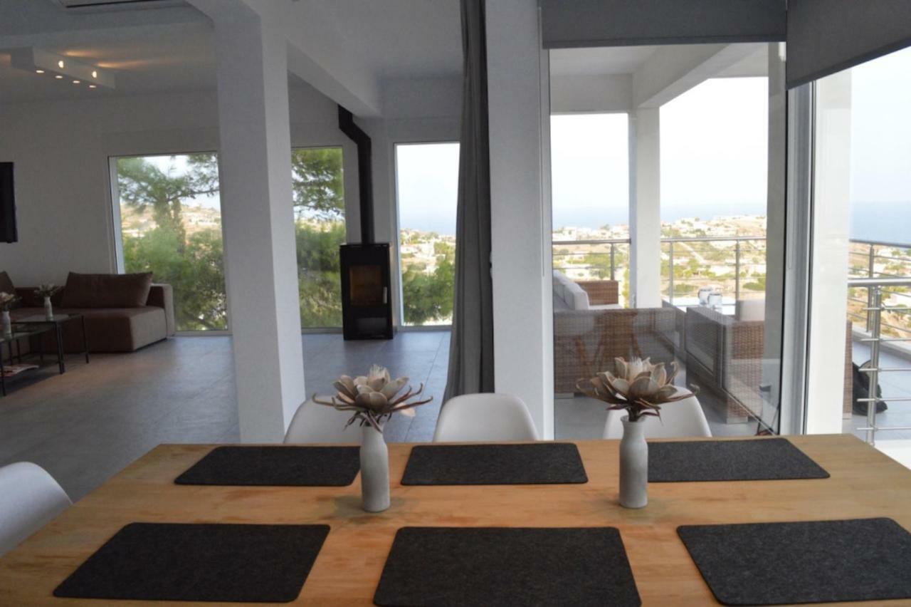 Villa Panorama Agia Marina Mikrolimanou Bagian luar foto